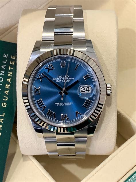 datejust rolex 41 blue|41mm Rolex Datejust for sale.